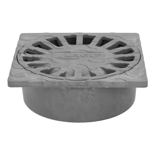 [4116020] Sumidero Sifónico Pvc  25x25 cm. Salida De Ø 90 / 110 mm. desagüe, Desaguadero, Tragadero, Alcantarilla,