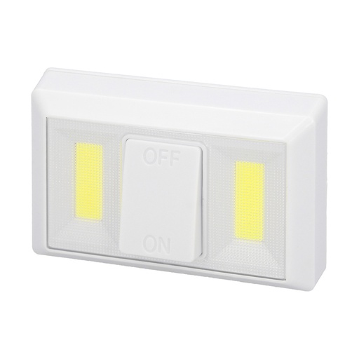 [19042055] Linterna / Luces Led Para Pared / Armario A pilas (4 AAA) 250 Lumenes (Fijación Mediante Pegatina, Iman o Tornillos)