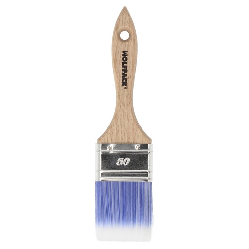 [12012411] Paletina Profesional Plus Ancho 50 mm. Cerdas Sintenticas PBT, Mango Madera Haya Ergonomico, Brocha Pintor, Pincel Pintura