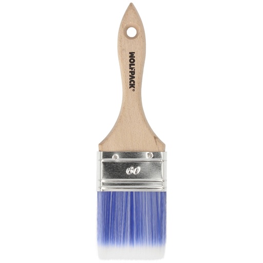 [12012416] Paletina Profesional Plus Ancho 60 mm. Cerdas Sintenticas PBT, Mango Madera Haya Ergonomico, Brocha Pintor, Pincel Pintura