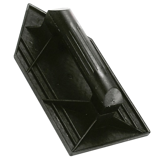 [2300570] Talocha Plástico Punta Mango Redondo 26x14cm Negra