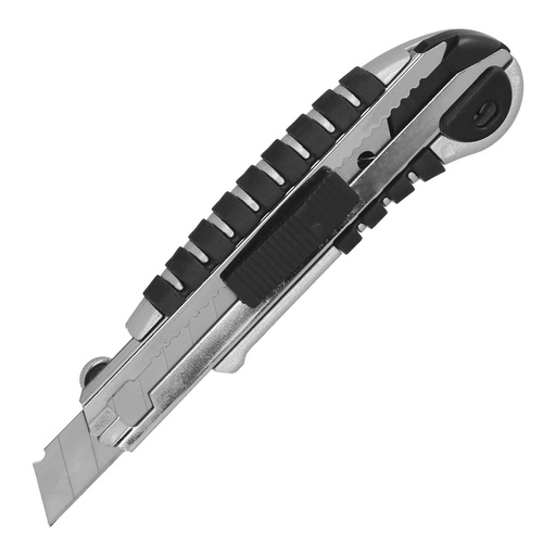 [2510860] Cutter Aluminio Profesional 18mm Con 5 Hojas Acero Sk5