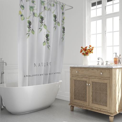 [4042251] Cortina Ducha Nature 180x200 cm. Impermeable