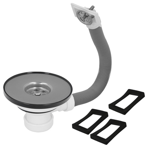 [4116310] Valvula Fregadero  Ø 115 Mm. 1 1/2"  Altura 40 mm. Con Rebosadero