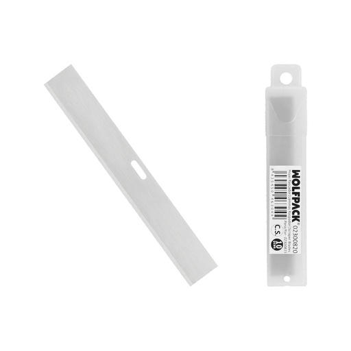 [2300820] Hoja Recambio Rascador Mango Metalico 10 Cm (Estuche De 10 Piezas)