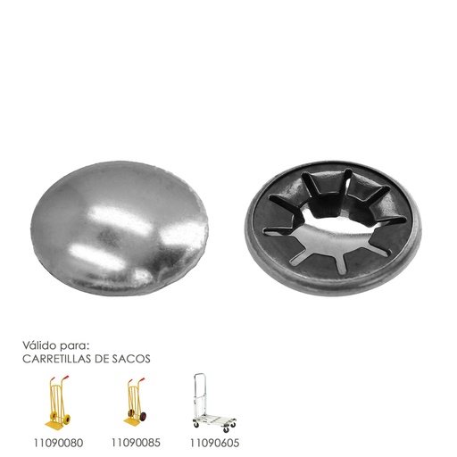 [11090499] Tapon Recambio Rueda Carretilla Sacos (2 Unidades)